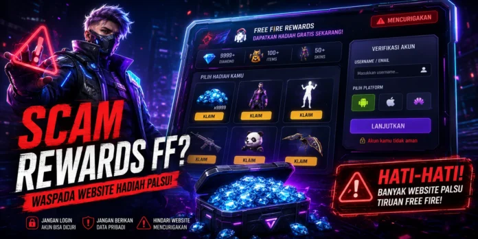 Free Fire Space Bahaya, Jangan Tergiur Diamond Gratis