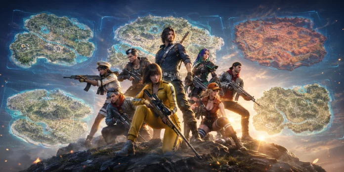 Luas Map Free Fire, Ini Ukuran Bermuda sampai Alpine