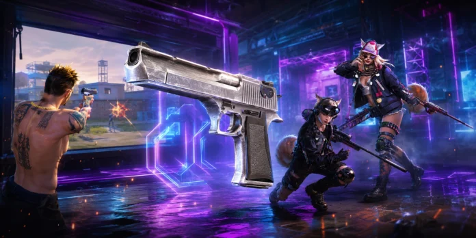Pistol Desert Eagle Free Fire, Damage Sakit Buat Senjata Cadangan!