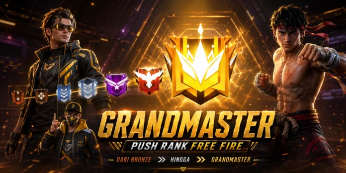 Rank Tertinggi FF, Urutan Pangkat Free Fire dari Bronze Sampai Grandmaster