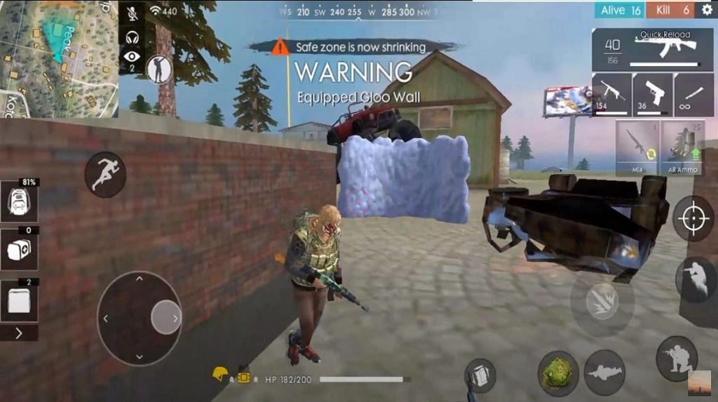 Cara menggunakan Gloo Wall FF