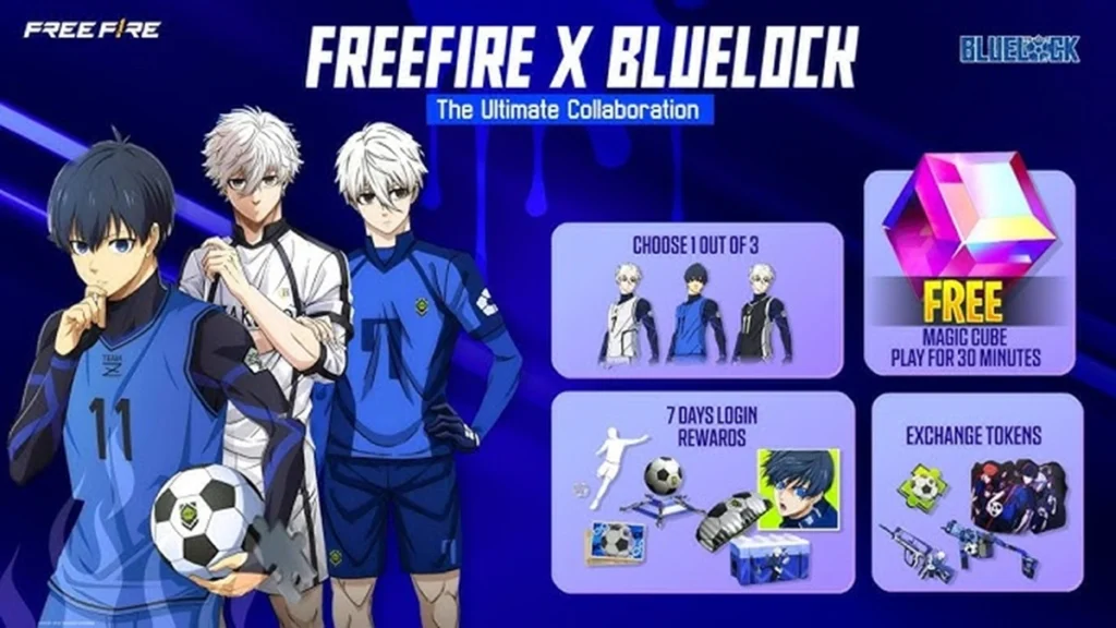 Free fire x Blue lock