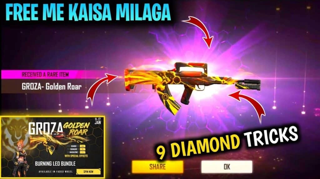 Groza golden Roard FF