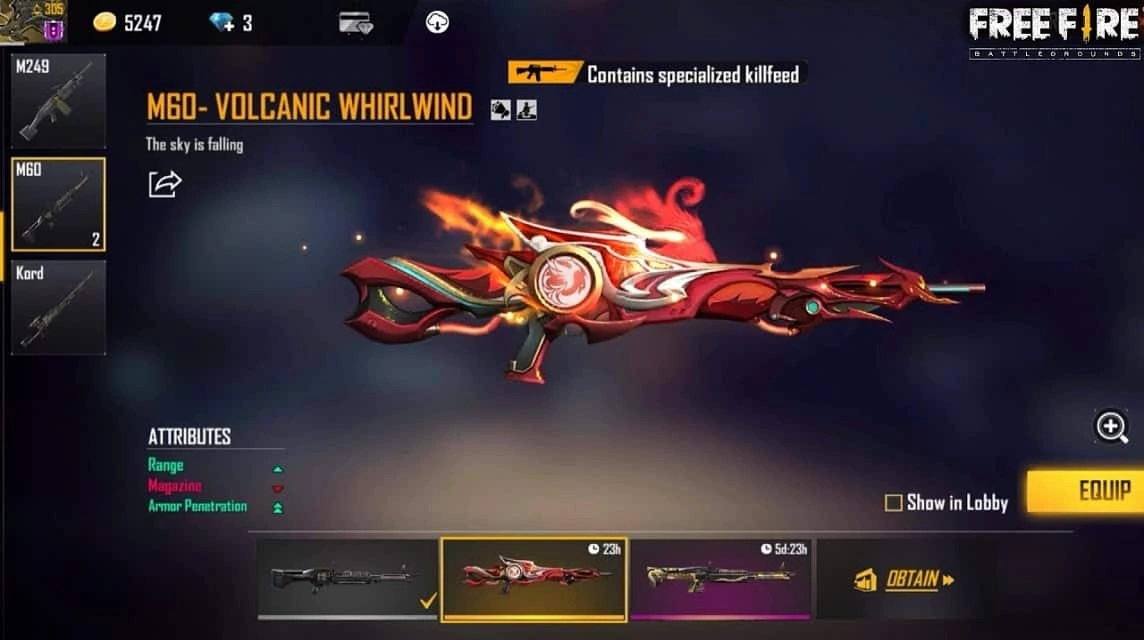mw60 Volcanic FF