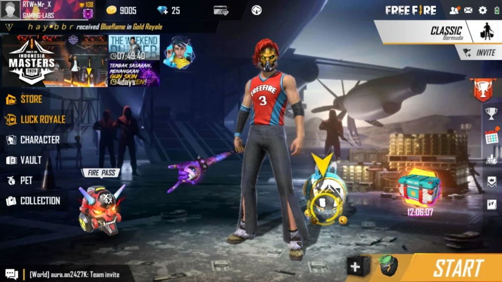 mentahan lobby FF