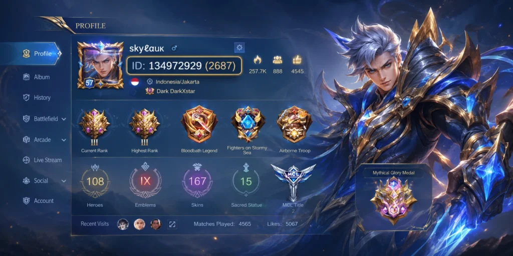 cara cek id ml