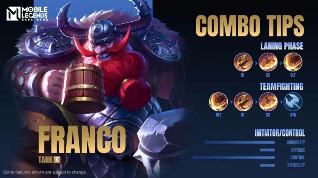 combo tips skill franco