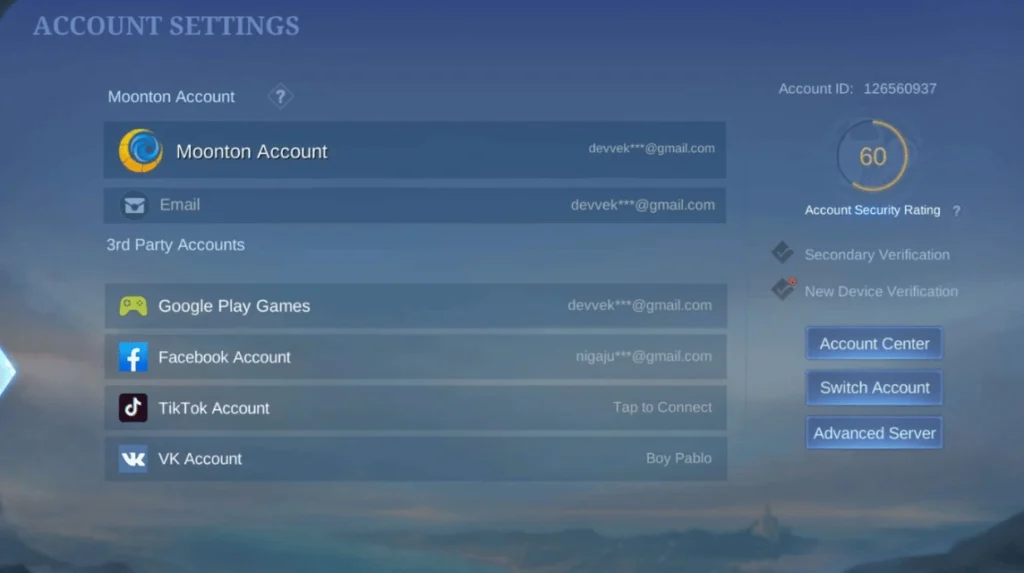setting adnves servers