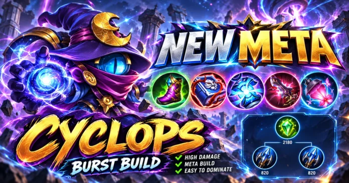 Build Cyclops MLBB 2026: Item, Emblem, Spell, dan Combo