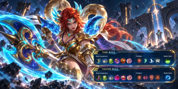 Build Hilda MLBB 2026: Item, Emblem, Spell, dan Cara Main