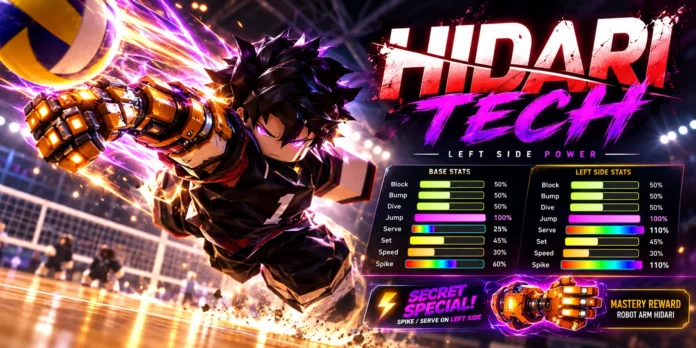 Hidari Volleyball Legends 2026: Statistik, Left Side, Mastery, dan Cara Main